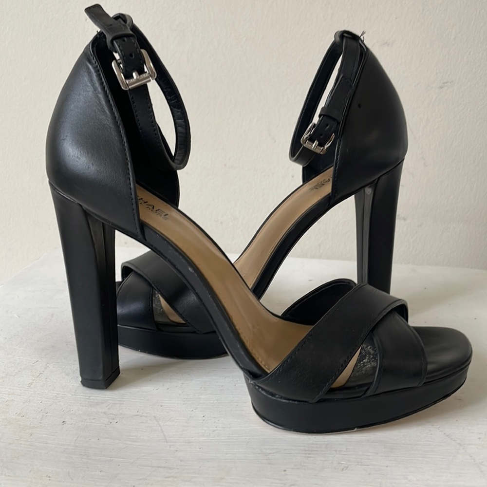 Michael Kors Diva ankle strap 4.5” heels